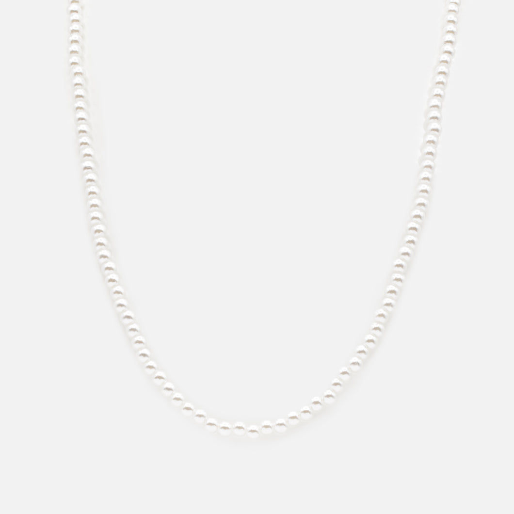 Collier de perles rondes 4 mm