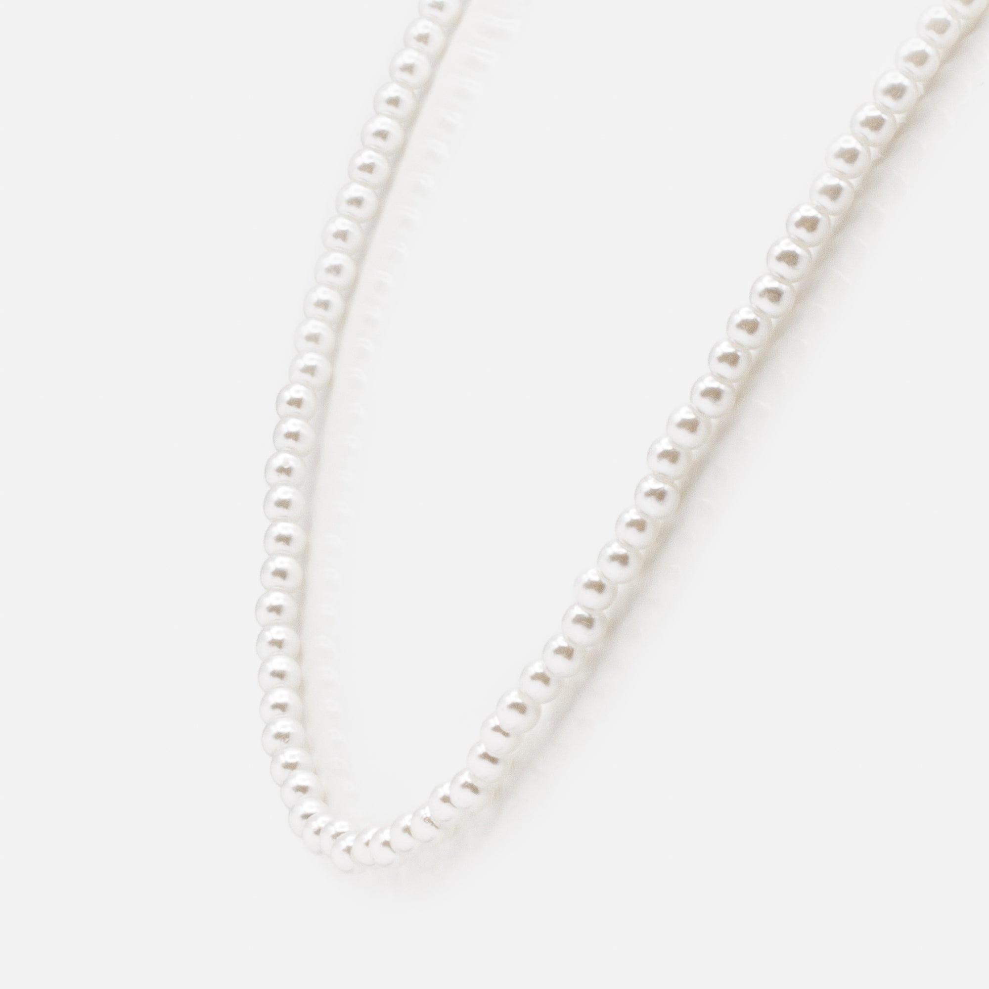 Collier de perles rondes 4 mm