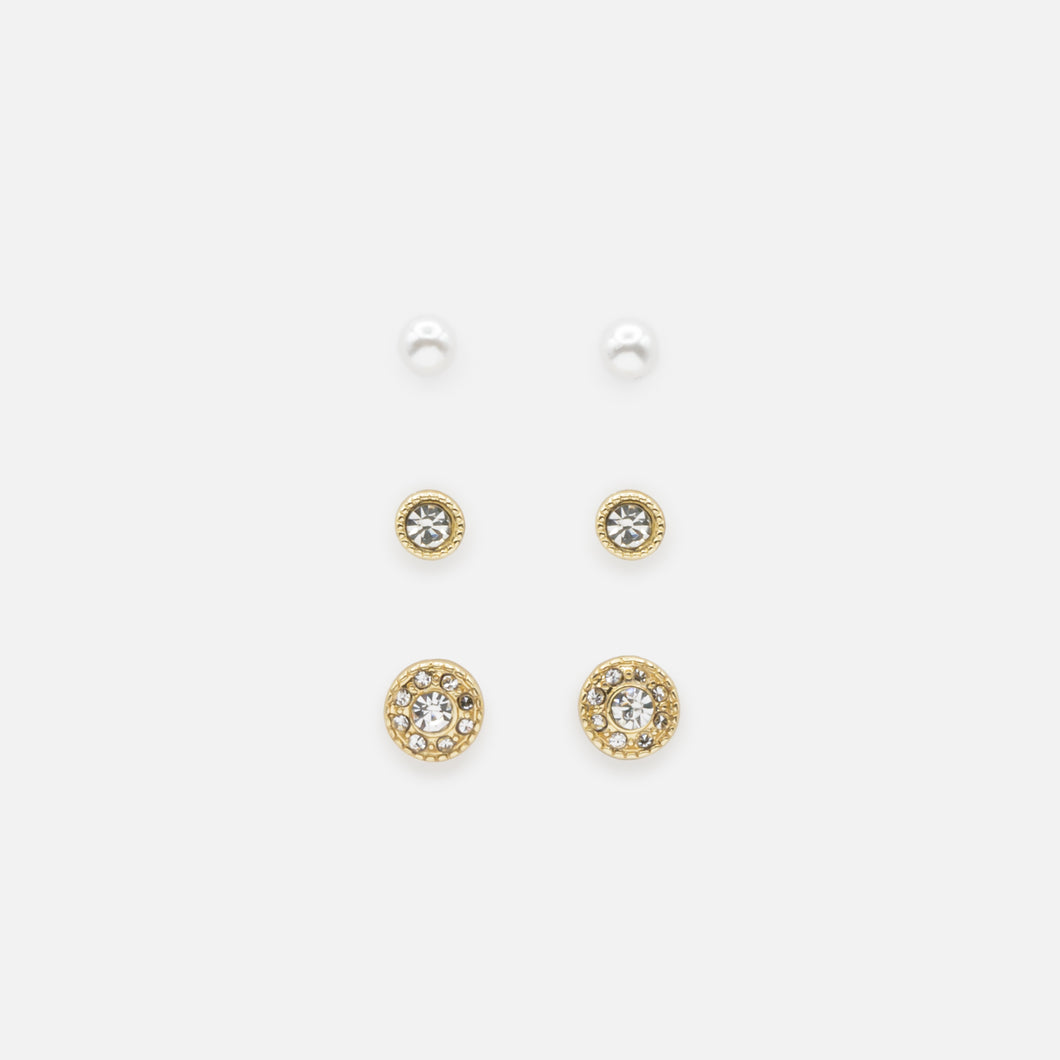 Zirconia on sale earrings gold