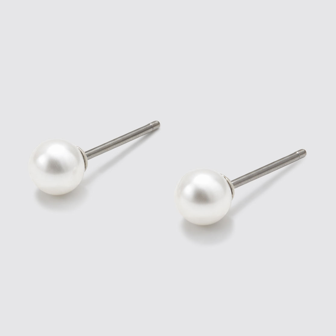 Trio de clous d'oreilles perles et fleurs doré