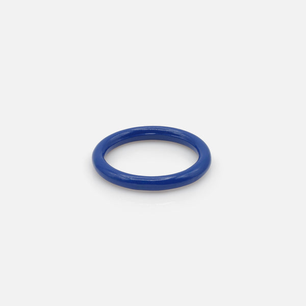 Load image into Gallery viewer, Duo of gold and navy rings
