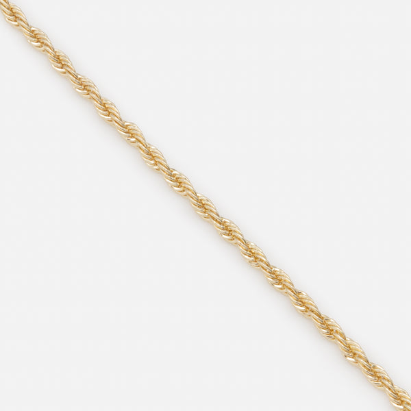 Load image into Gallery viewer, Trio of gold bracelets with flat and twisted links
