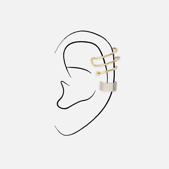 Trio de manchettes d'oreilles 2 tons