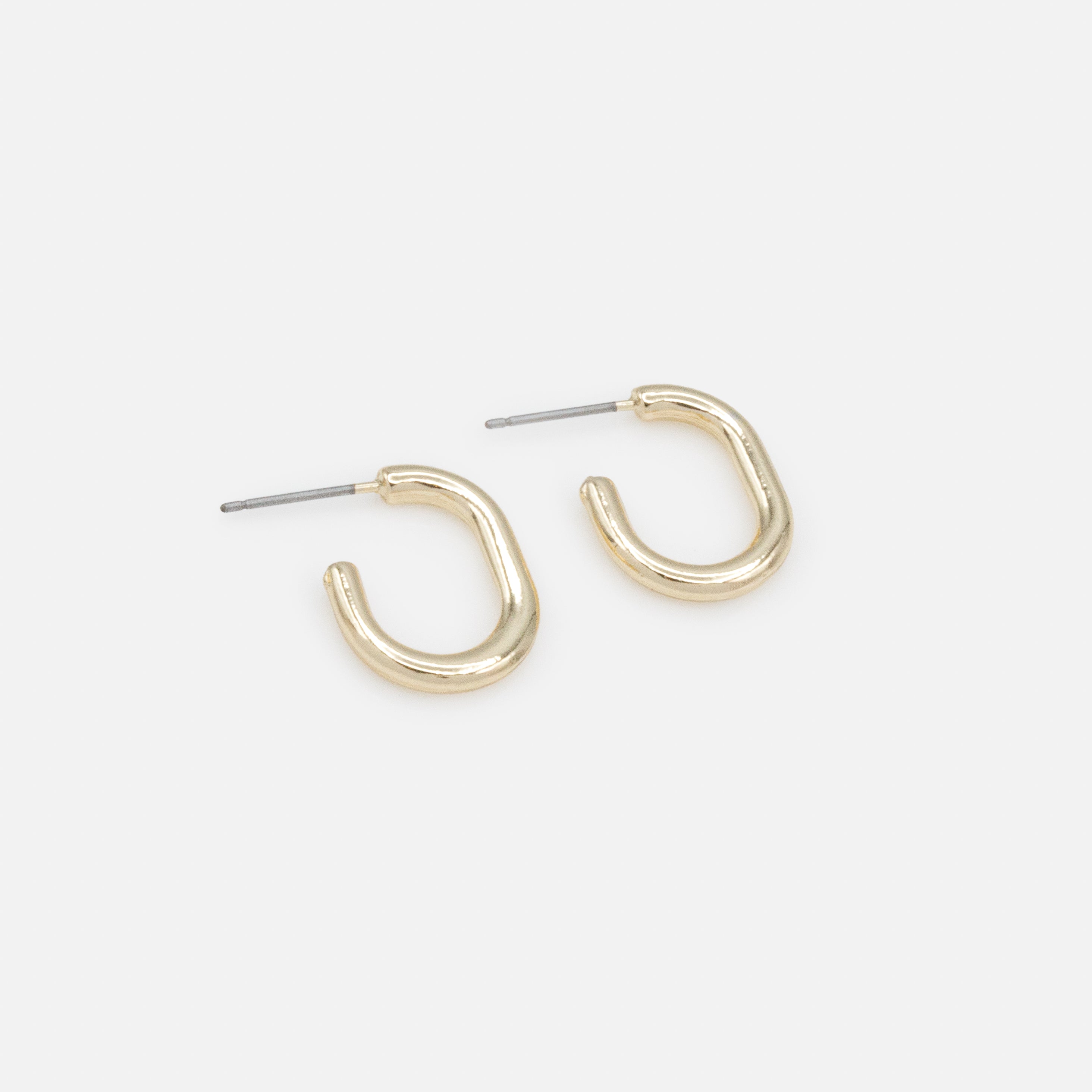 Boucles d'oreilles petits anneaux dorés