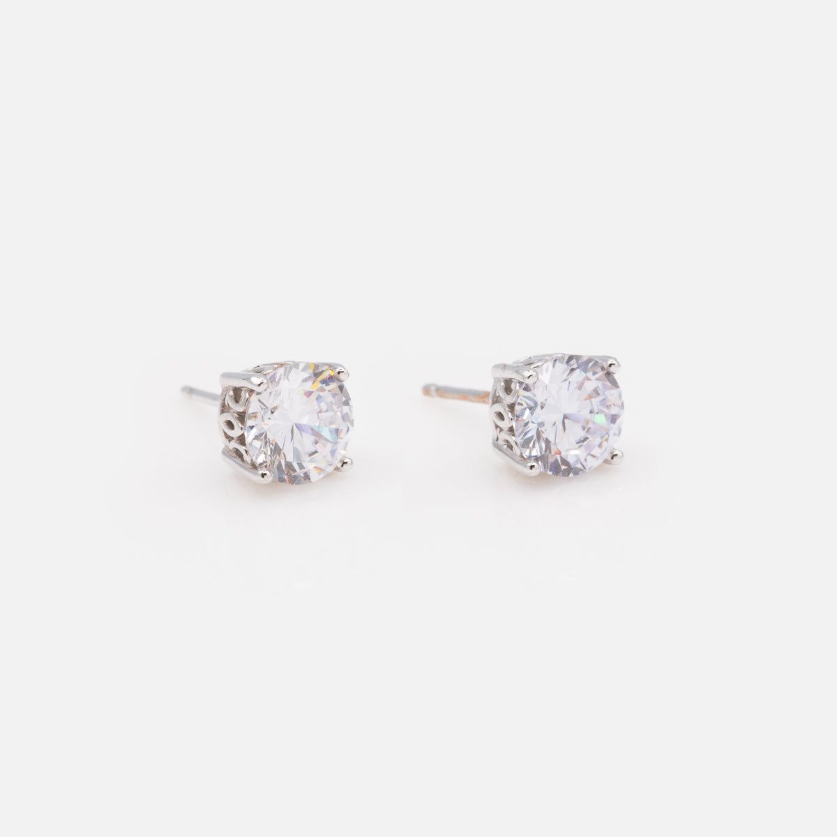 7mm cubic zirconia 2024 stud earrings