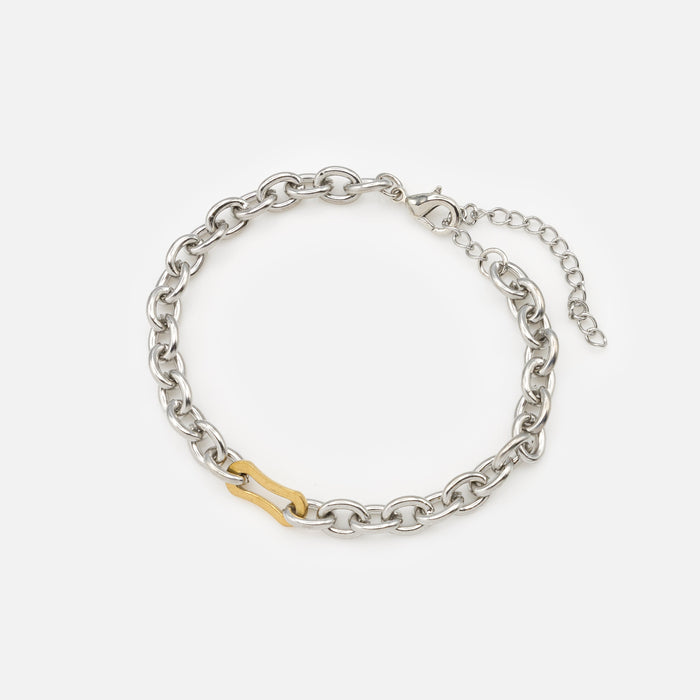 Two-tone bracelet