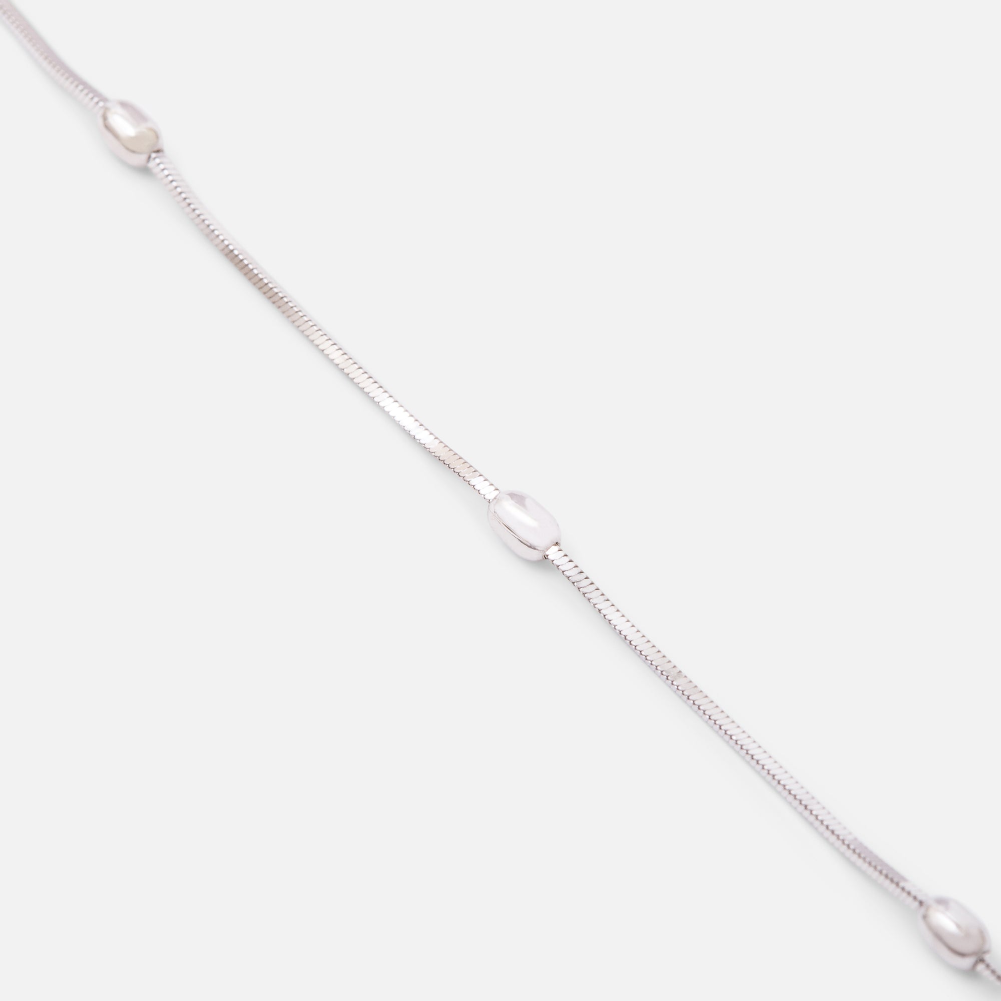 Sterling silver snake anklet chain 