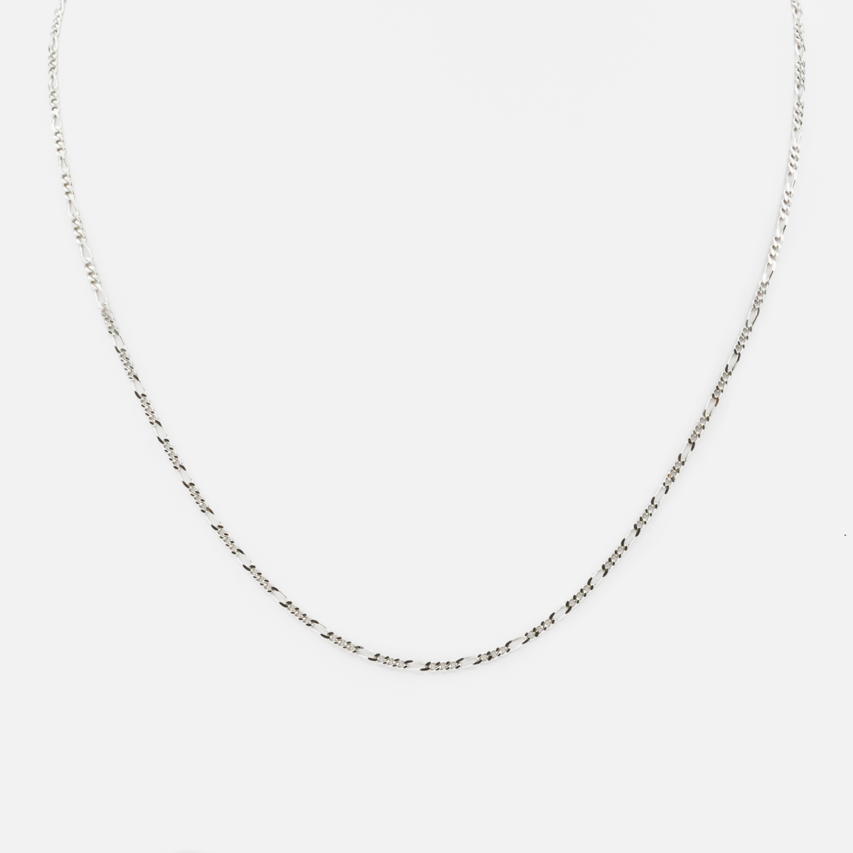 Figaro chain in sterling silver