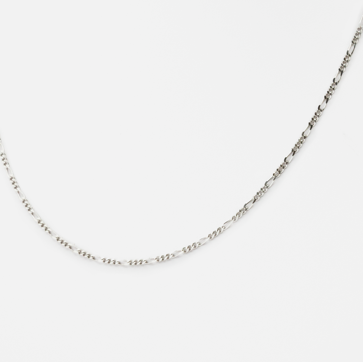 Figaro chain in sterling silver