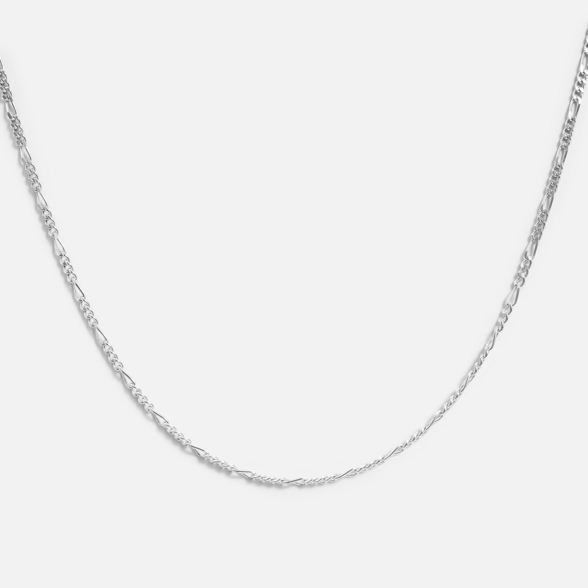 20'' sterling silver figaro chain