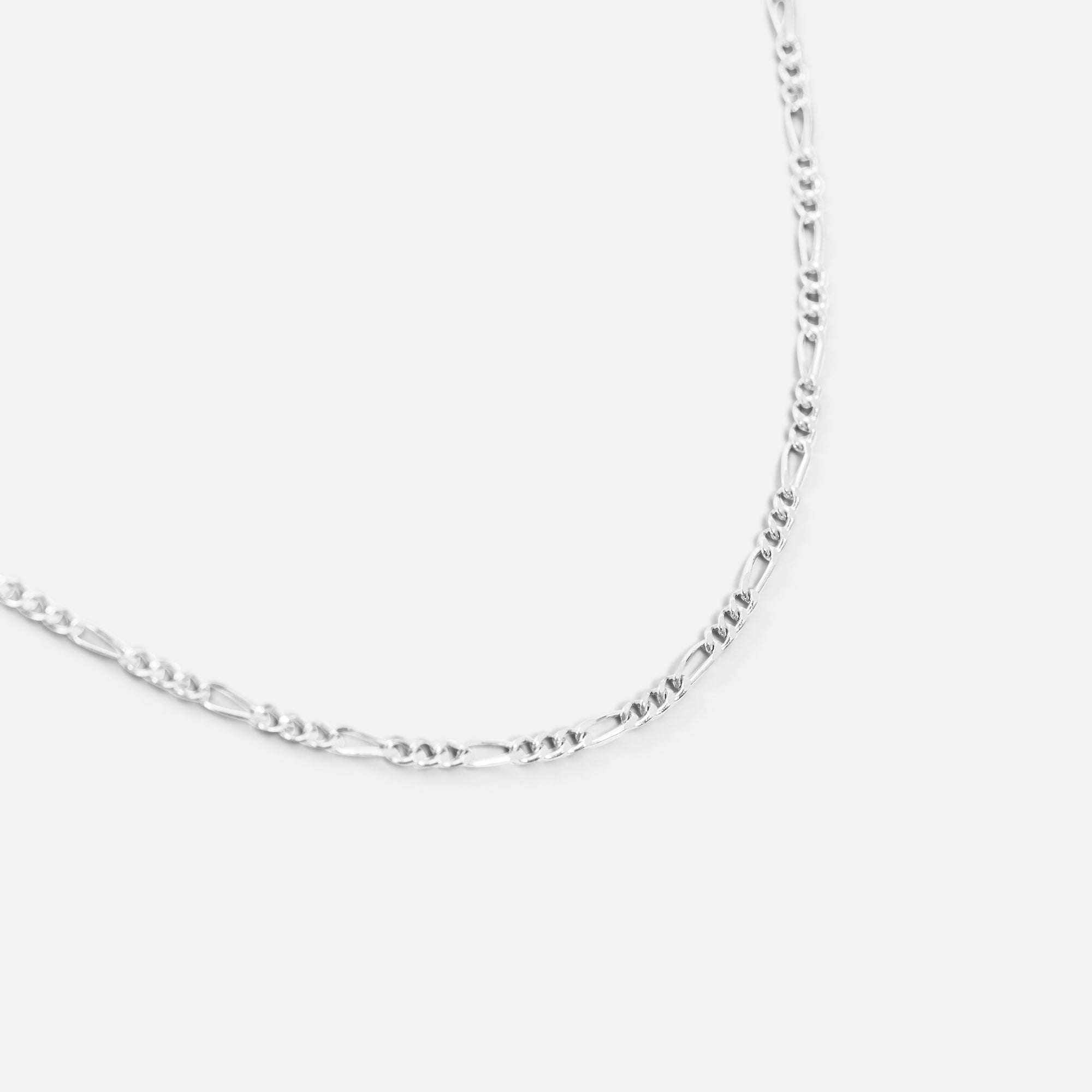 20'' sterling silver figaro chain