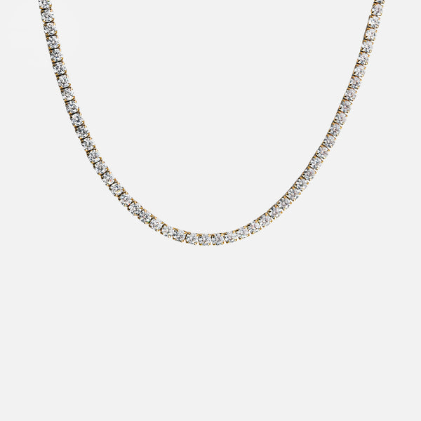 Load image into Gallery viewer, Stainless steel necklace with square stones
