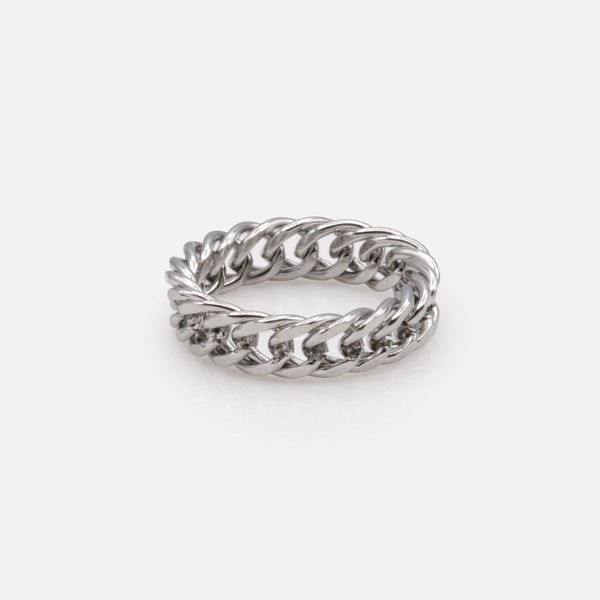 Load image into Gallery viewer, SF253R031SL - Silver Stainless Steel Mesh Ring
