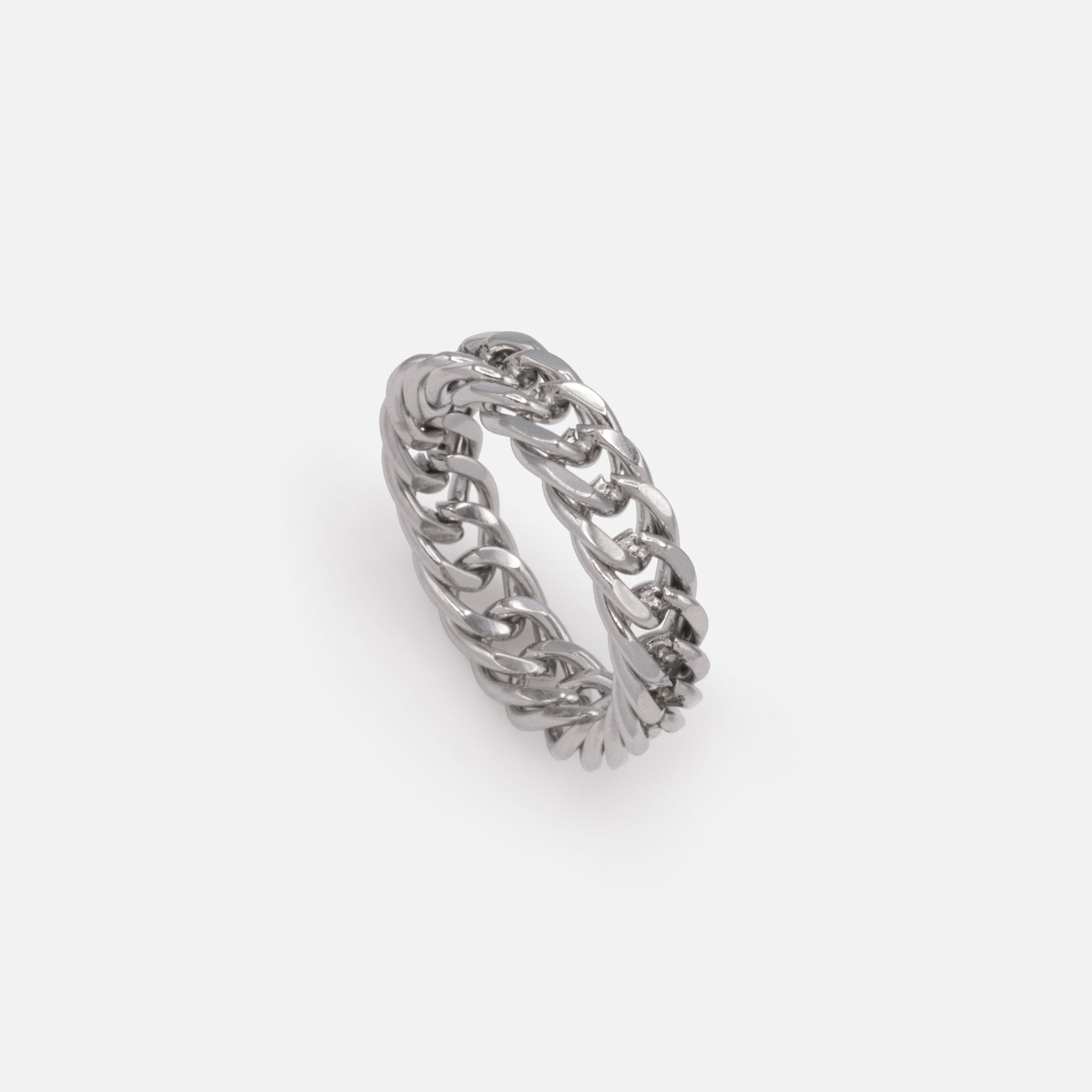SF253R031SL - Silver Stainless Steel Mesh Ring