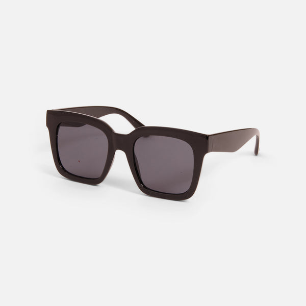 Load image into Gallery viewer, Large square black sunglasses
