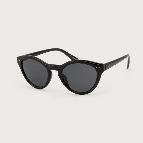 Load image into Gallery viewer, Black cat eye sunglasses
