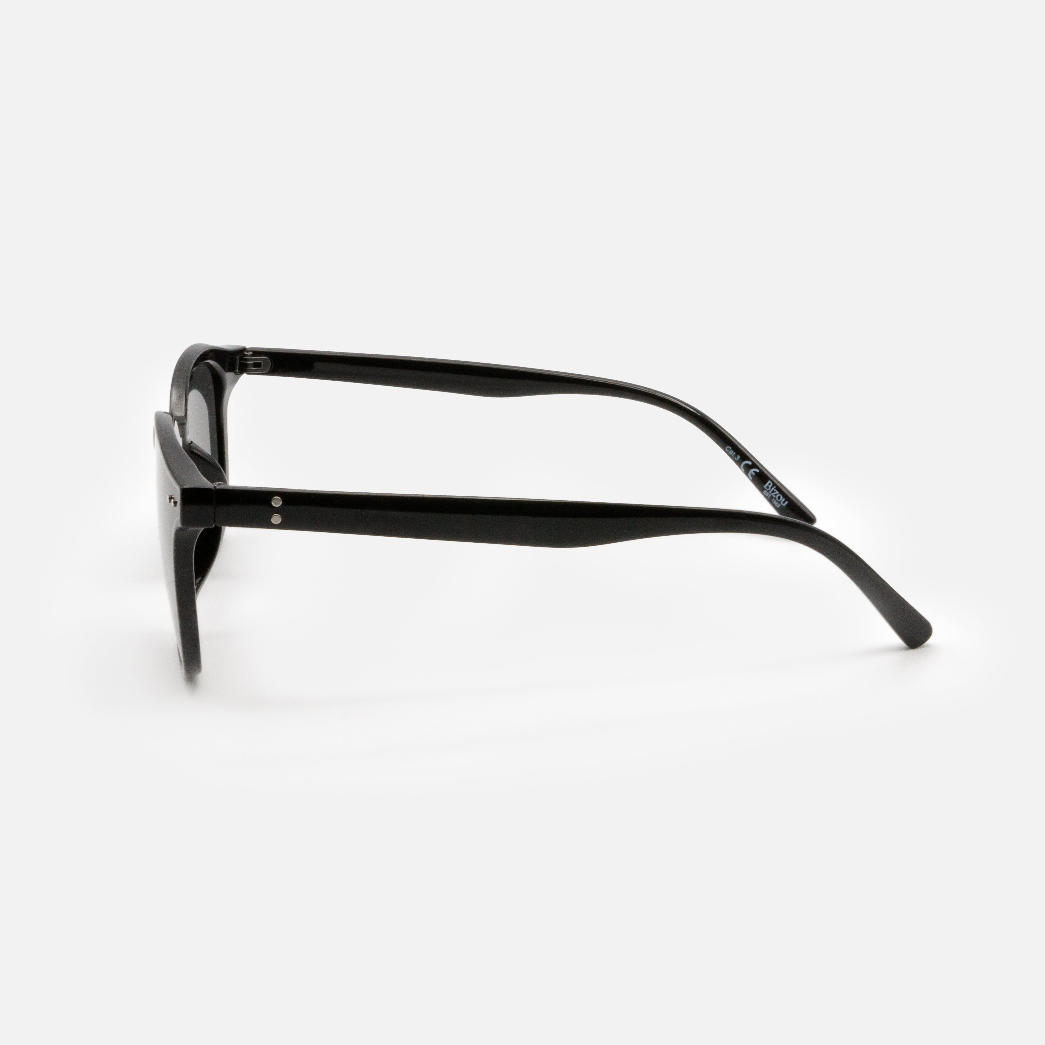Black sunglasses with black lenses