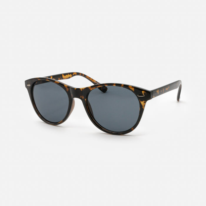 Lunettes de soleil écaille de tortue avec verres noirs