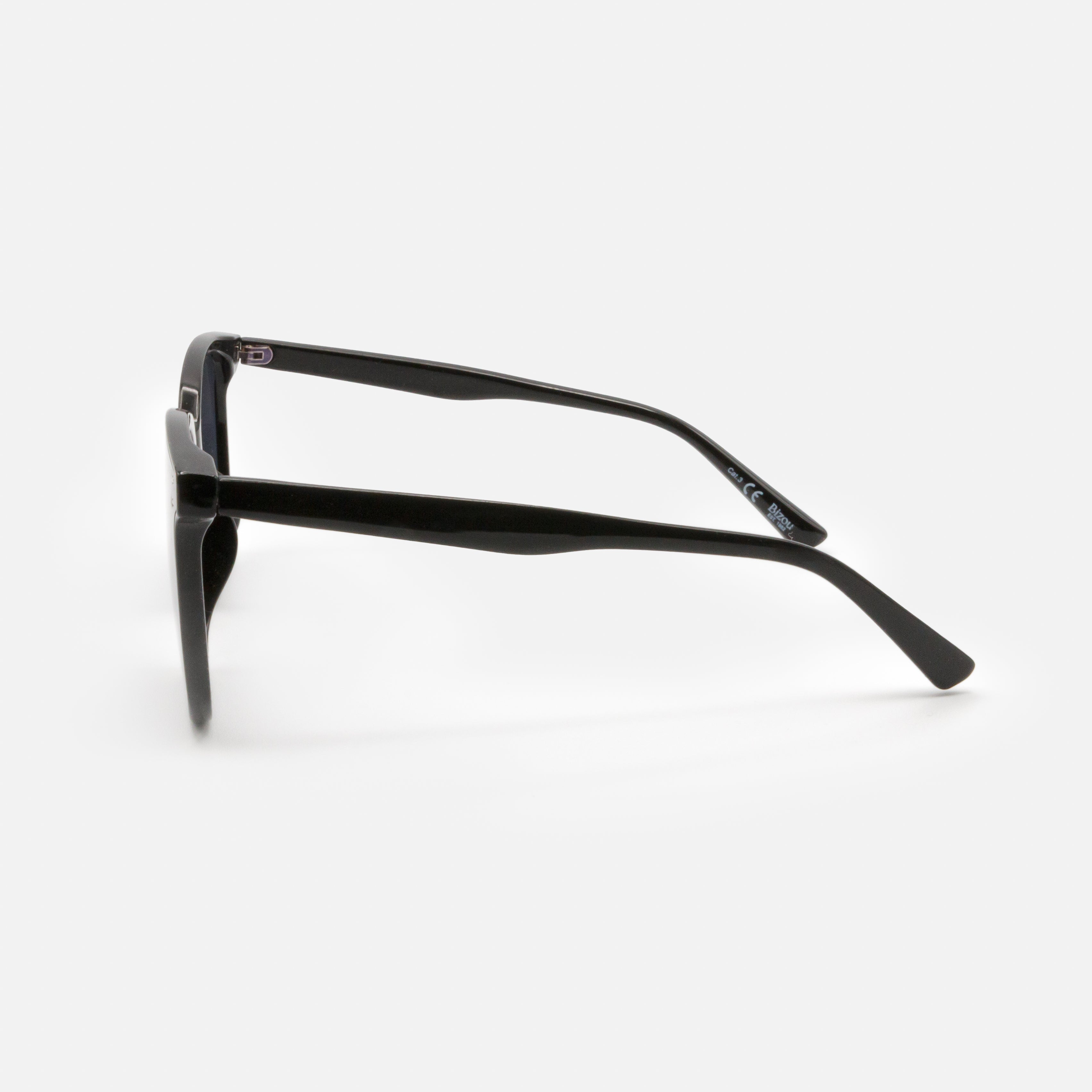 Black sunglasses with black lenses