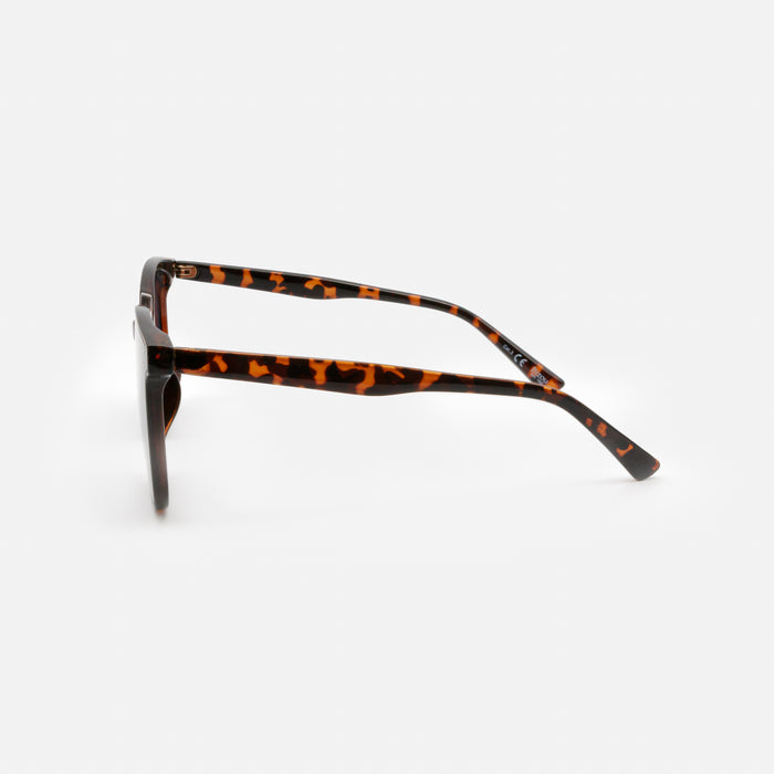 Lunettes de soleil écaille de tortue avec verres noirs