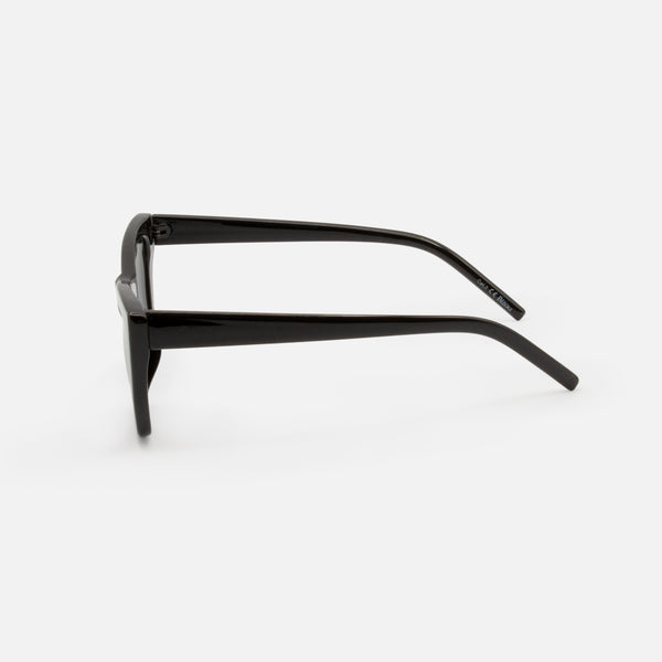 Load image into Gallery viewer, Black Rectangular Cat Eye Sunglasses
