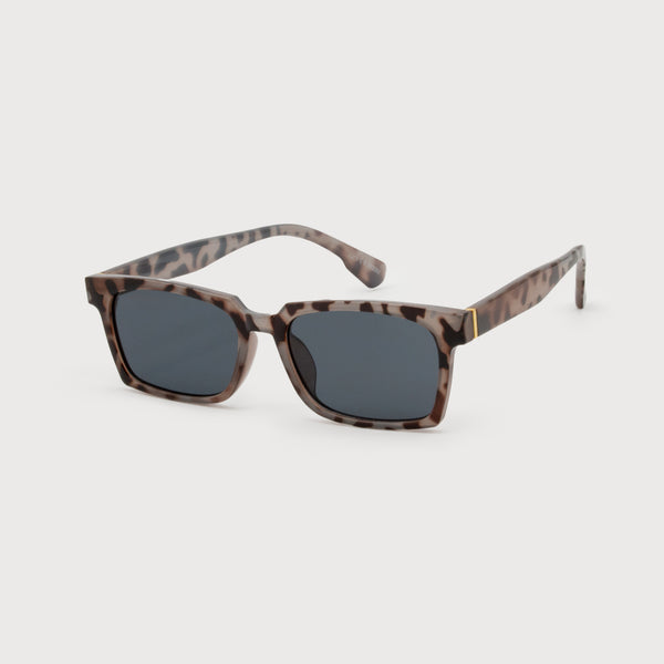 Load image into Gallery viewer, Tortoise Gray Rectangular Sunglasses
