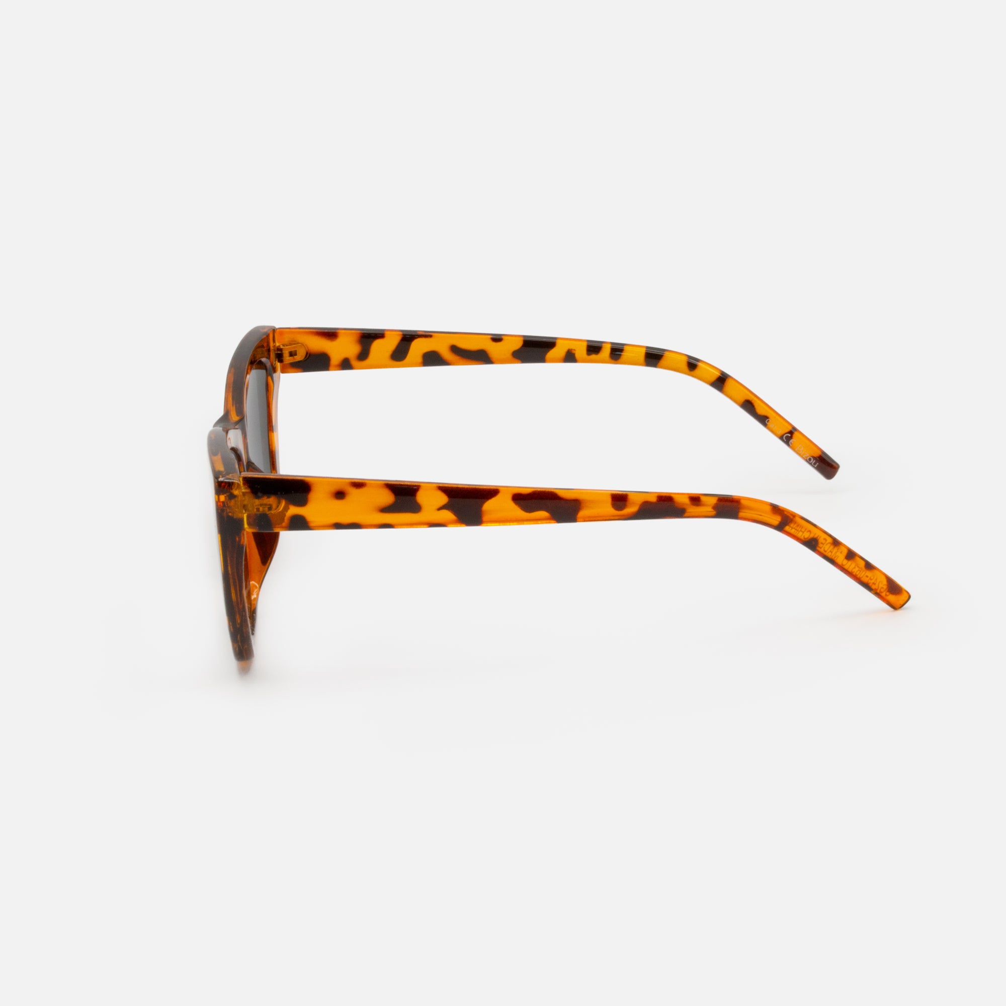 Tortoise rectangular cat-eye sunglasses
