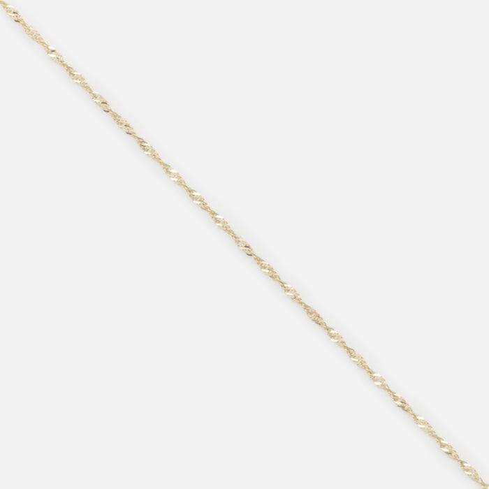 Bracelet Singapour 7,5 pouces en or 10 carats