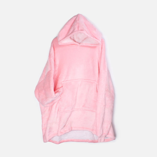 Load image into Gallery viewer, Pink Hooded Blanket
