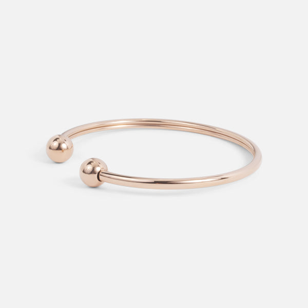 Load image into Gallery viewer, Bracelet ajustable rose doré en acier inoxydable
