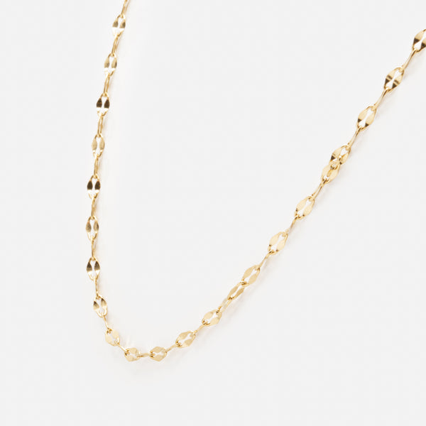 Load image into Gallery viewer, Diamond mesh golden chain in stainless steel
