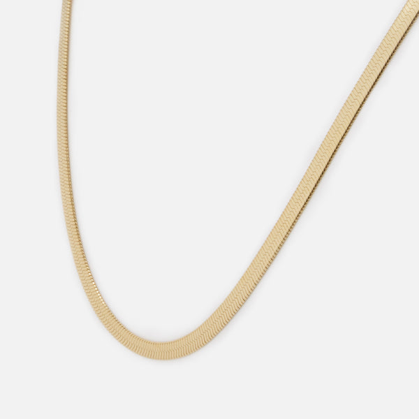 Load image into Gallery viewer, Curb chain and gold hoop earrings set in stainless steel
