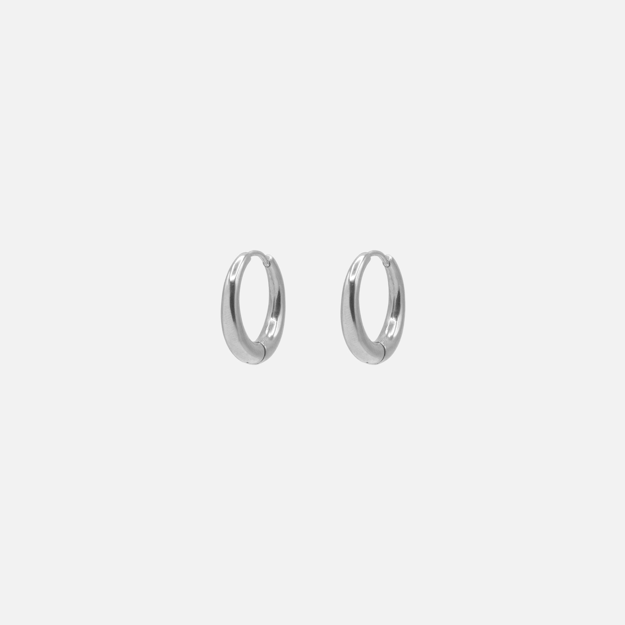 Boucles D'oreilles Puces Argentées Imitation Léopard - Acétate Marron - Fait Main En France