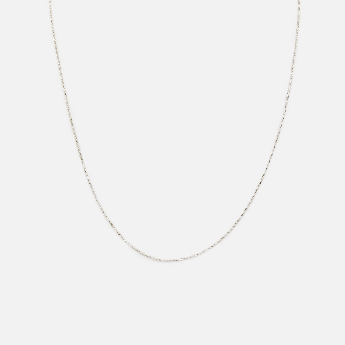 Long sterling silver chain