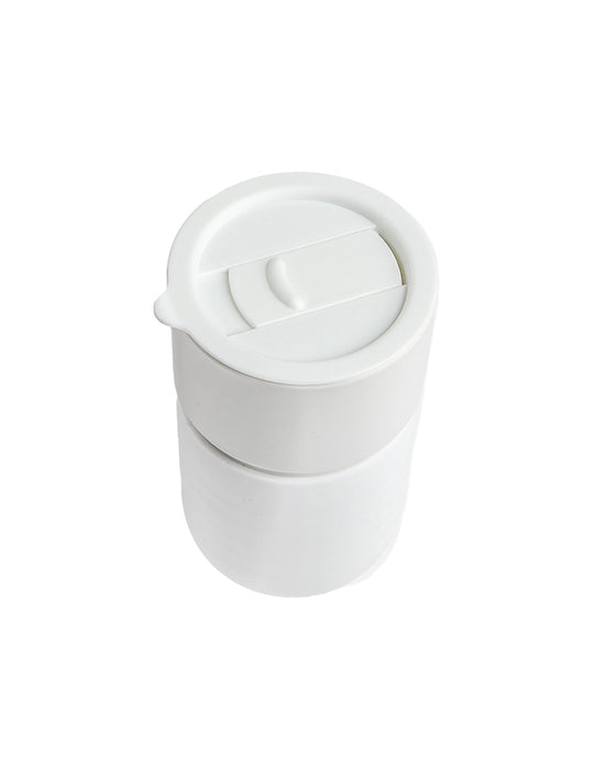 Tasse de transport en céramique ivoire