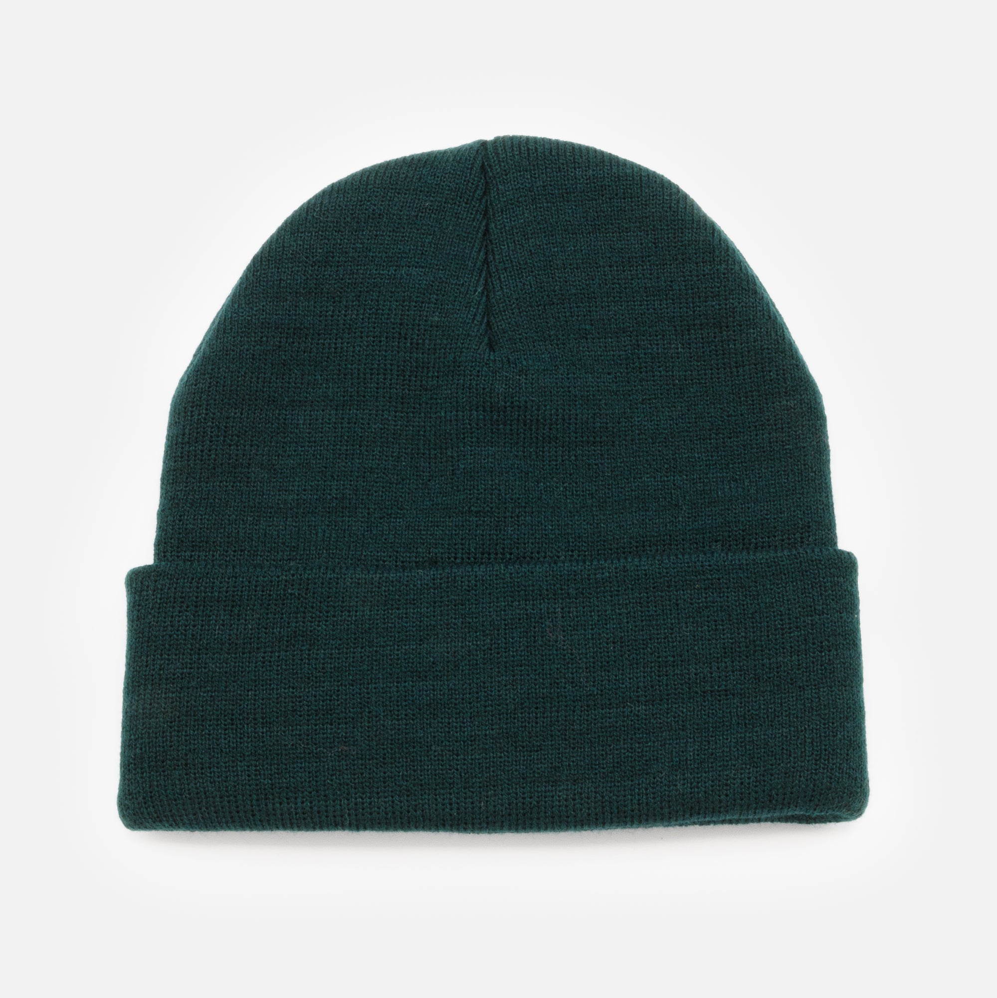 Classic dark green beanie