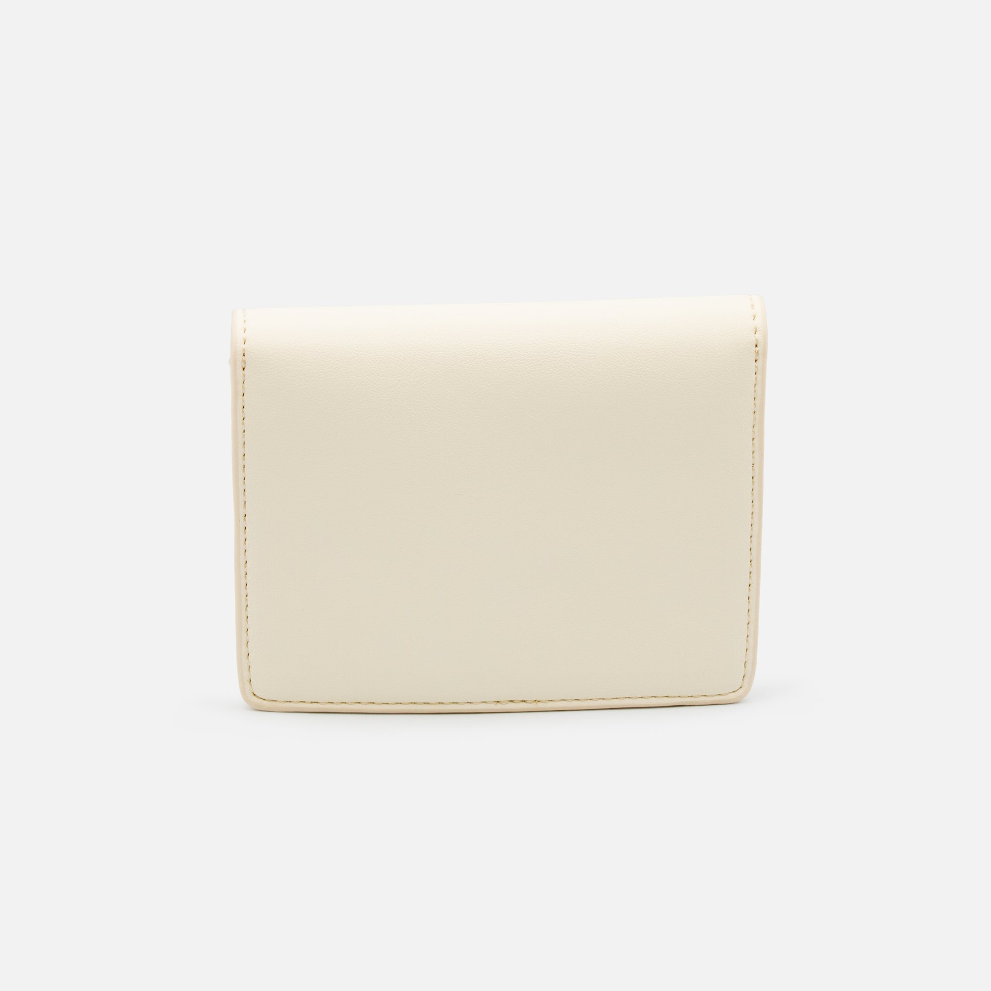 Ivory card holder with flap