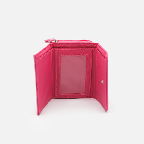 Load image into Gallery viewer, Small textured pink wallet
