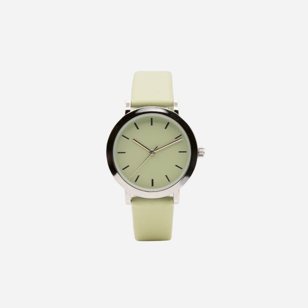 Load image into Gallery viewer, Green round dial watch
