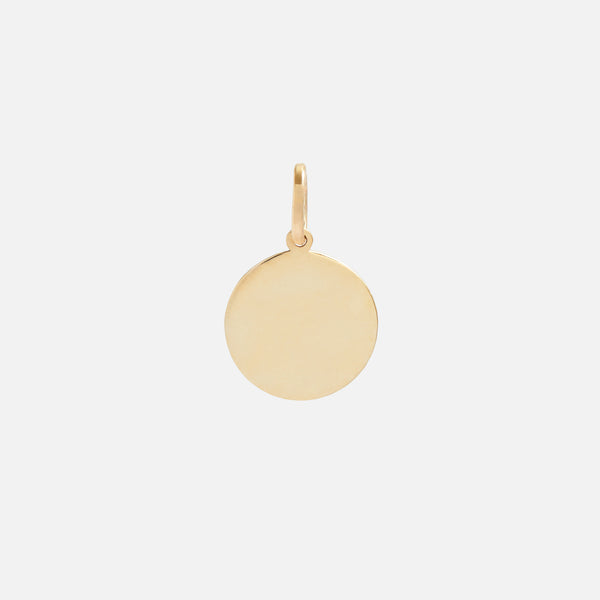 Load image into Gallery viewer, 10k yellow gold round charm
