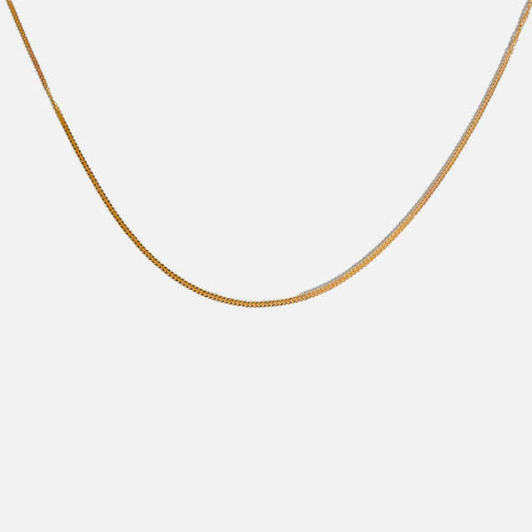Load image into Gallery viewer, 18 inches gourmet chain 10k yellow gold
