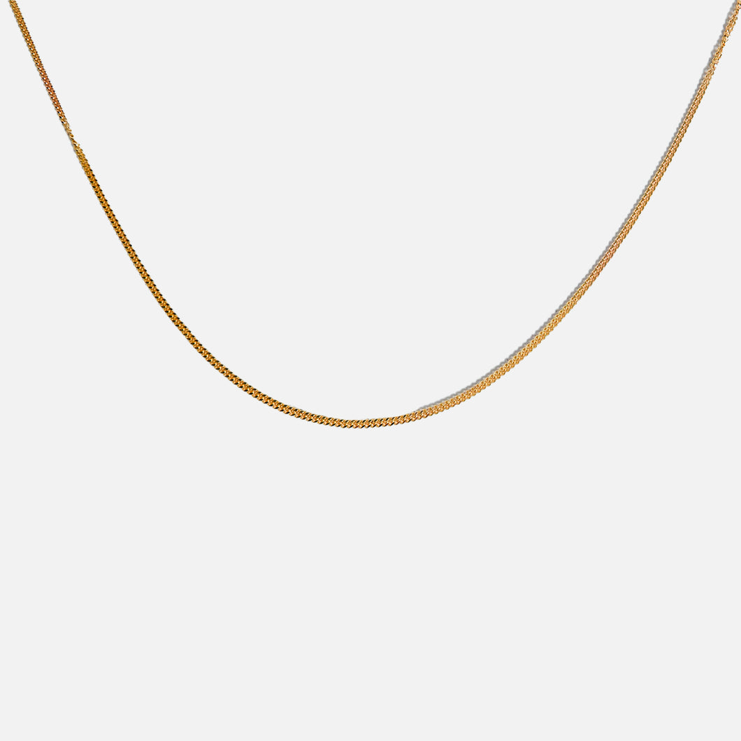 18 inches gourmet chain 10k yellow gold