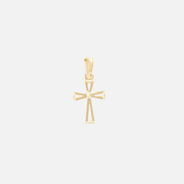 Load image into Gallery viewer, 10k yellow gold cross charm 
