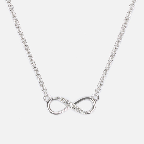 Load image into Gallery viewer, Sterling silver infinity pendant
