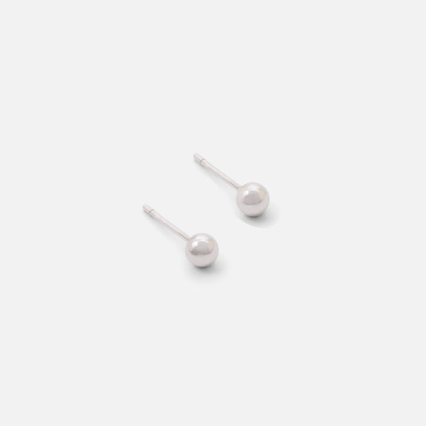 Charger l&#39;image dans la galerie, Boucles d’oreilles argent sterling petites boules
