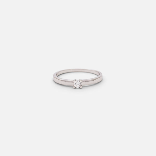 Load image into Gallery viewer, Sterling silver ring with cubic zirconia
