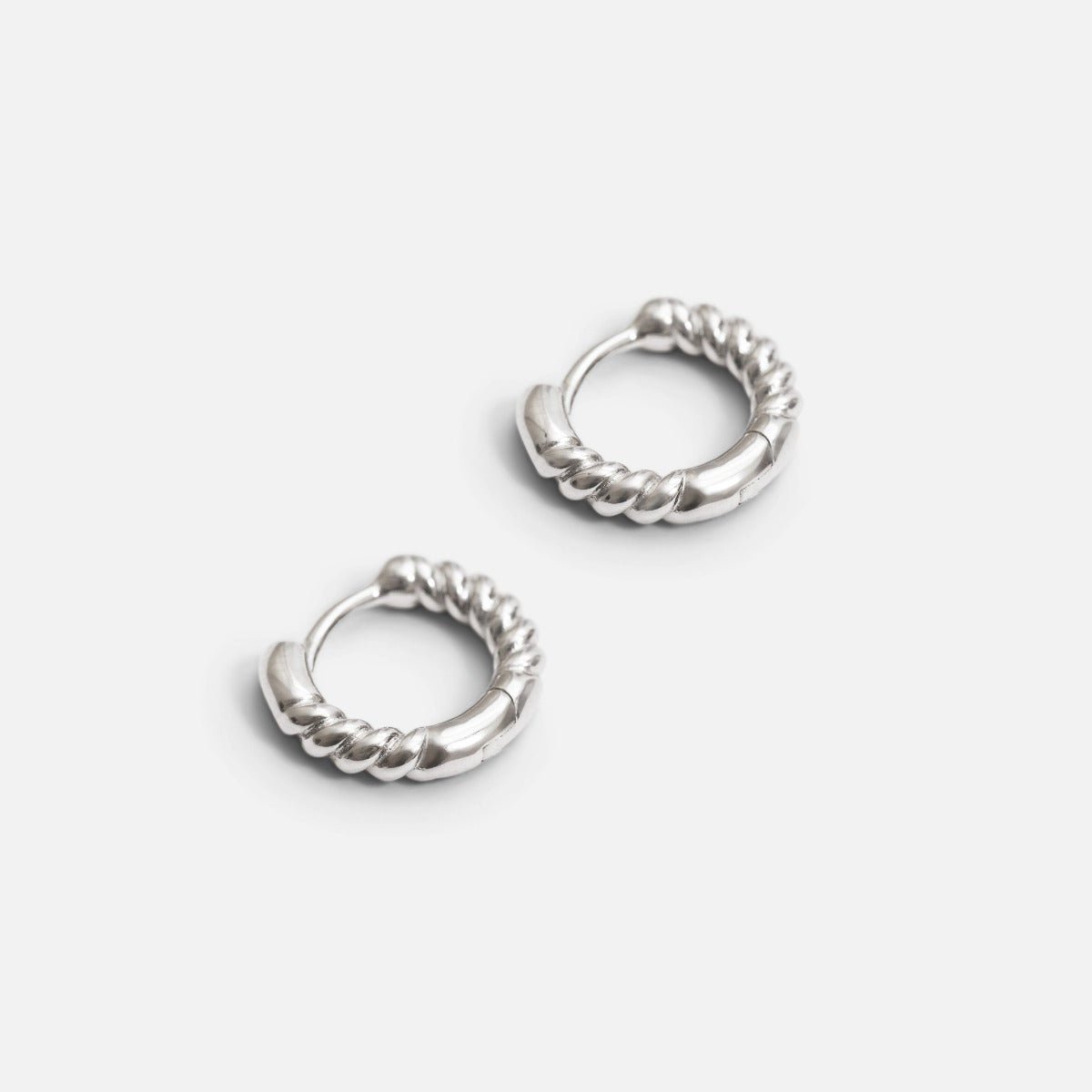 Boucles d'oreilles 2 en 1 Anneau argent | Atelier de famille Boucles d'oreilles 2 en 1 Anneau argent | Atelier de famille