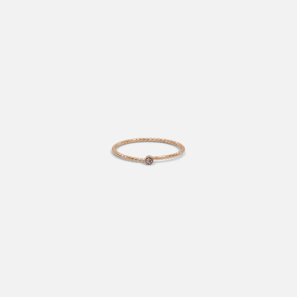 Load image into Gallery viewer, Set of five golden rings with leaf, zirconium, twist and plain
