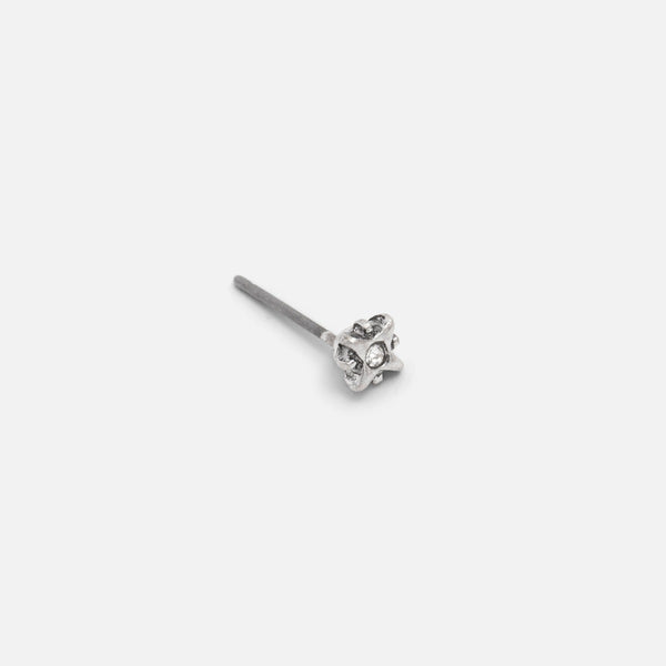 Load image into Gallery viewer, Set of silvered ear cuffs with hoops
