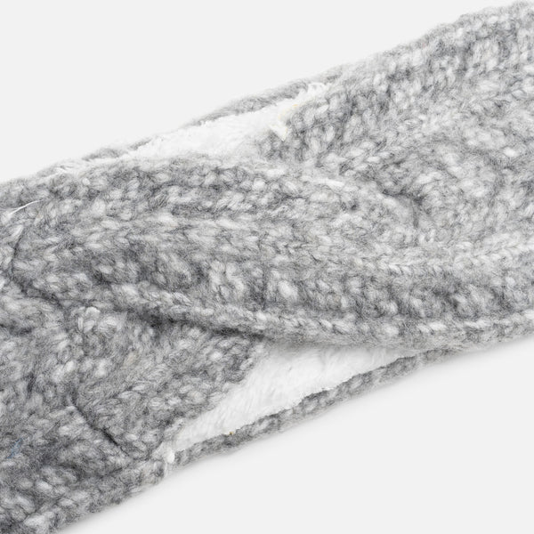 Charger l&#39;image dans la galerie, Bandeau gris pâle avec doublure
